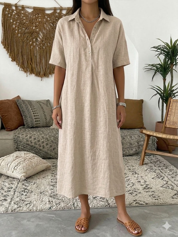 Côte Relaxed | Breathable blend Polo Dress